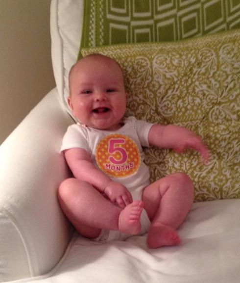 miss cros celebrated 5 months at the end of april